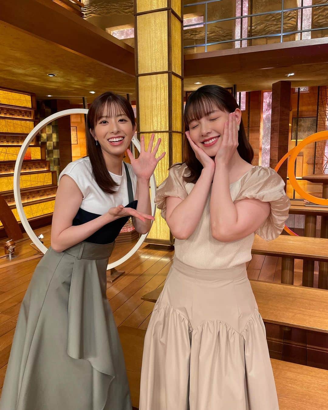 のインスタグラム：「瑠海さん、お帰りなさい😚♡  #サンデーステーション #瑠海さん」