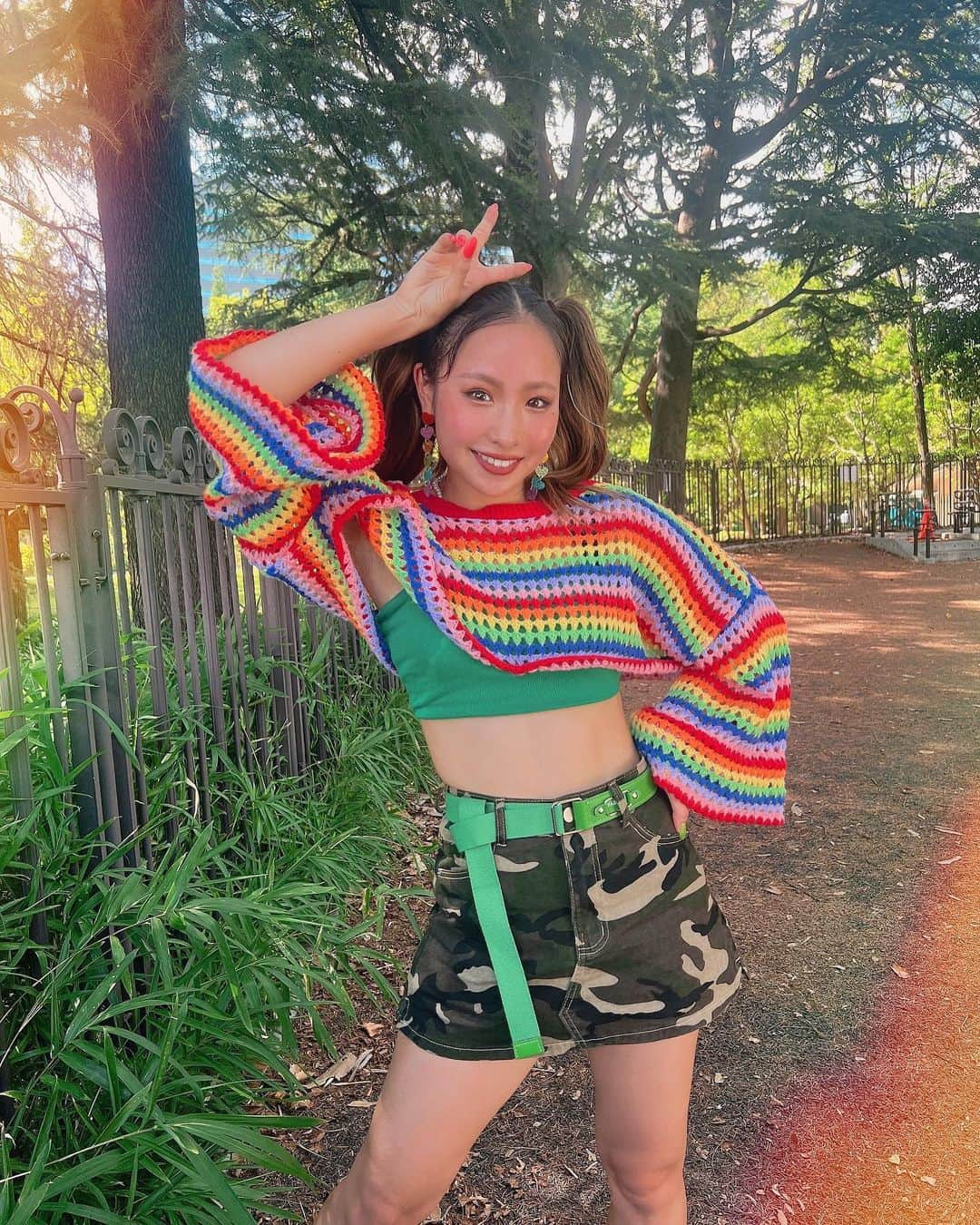 KAEDE さんのインスタグラム写真 - (KAEDE Instagram)「NEW🌈💚🌈💚」8月13日 16時52分 - chu_z_kaede