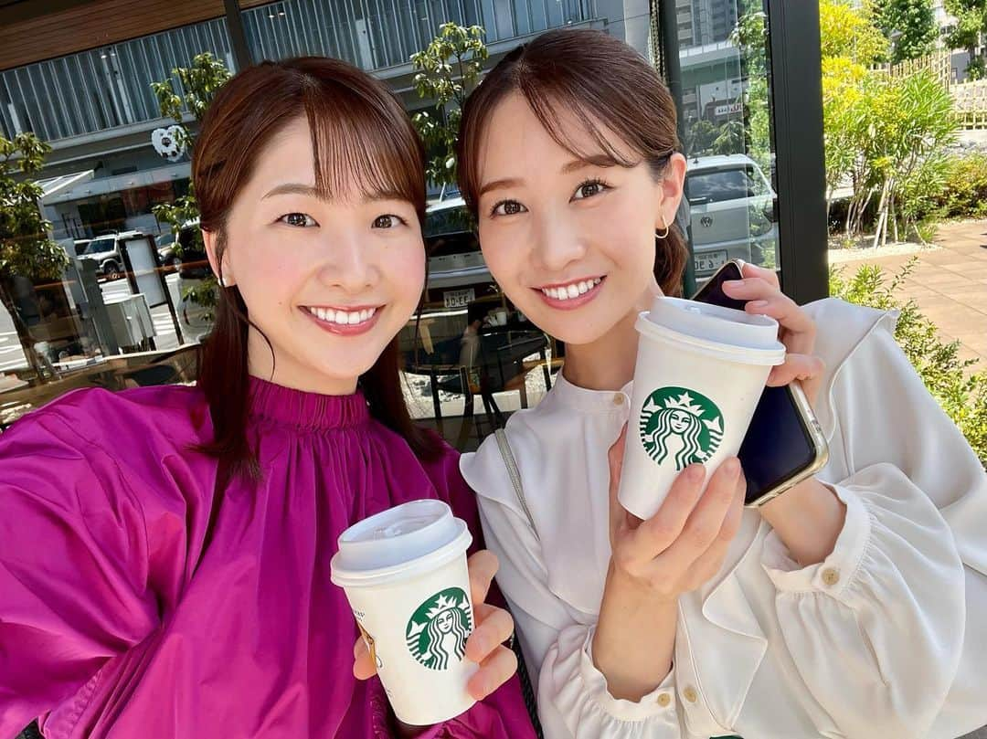 西尾菜々美さんのインスタグラム写真 - (西尾菜々美Instagram)「☕️🤍  お昼休みを島津さんと過ごしました🥰  平日は担当番組が違うとなかなか会えないので お仕事が合う日は嬉しいです🤭💞  #メーテレ #アナウンサー #島津咲苗  #西尾菜々美」8月13日 18時16分 - nanami_nishio