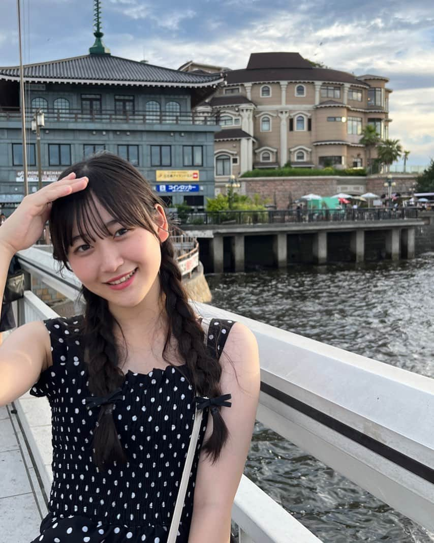 遠藤璃菜のインスタグラム：「江ノ島  海も夕日も綺麗だった✨   #江ノ島  #遠藤璃菜」