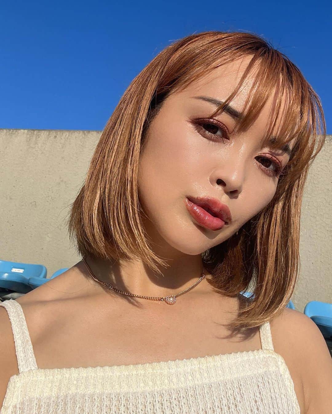 板橋瑠美のインスタグラム：「暑い。焼けそう。  でもやっぱり外にいるのが好きです❤︎  久々の花火感動したな💓  今日は20時からフリマライブやります！^ ^」