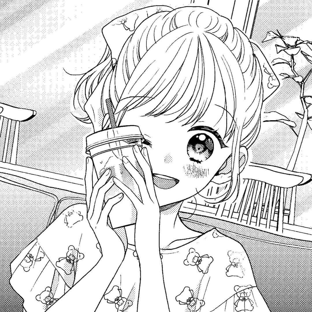 池田春香のインスタグラム：「恋愛寮においでよ⭐︎（麻井深雪先生原作）コミカライズ二話の予告カットです。  二話の発売ももう少し…✨」