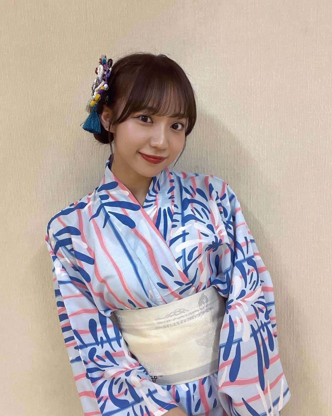 日高優月さんのインスタグラム写真 - (日高優月Instagram)「☺︎☺︎☺︎  10チャン縁日 暑い中ありがとうございました！ 今年初浴衣、着れて嬉しかった♡  #浴衣」8月13日 19時40分 - yuzukihidaka_0401