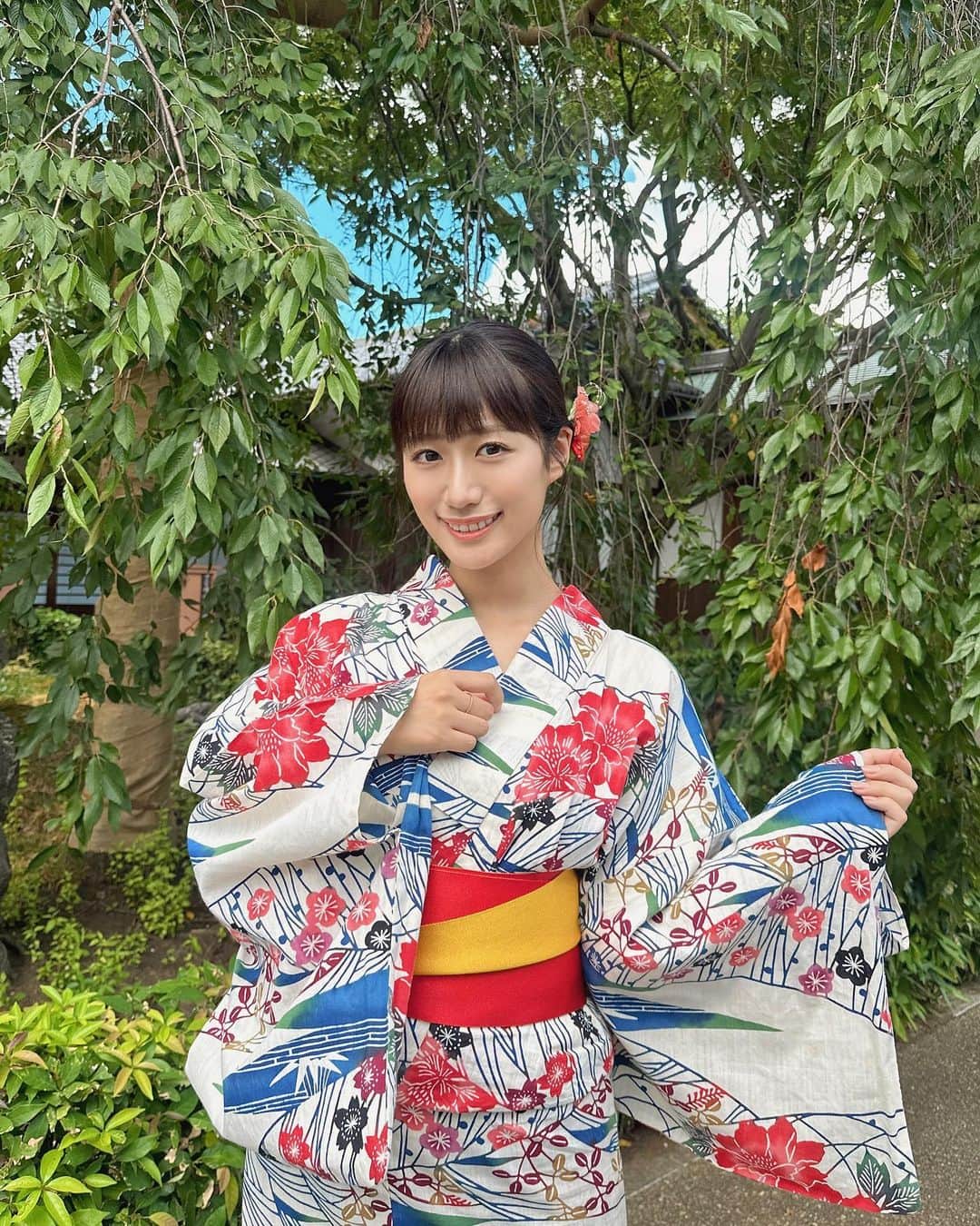 藤田奈那のインスタグラム：「🍉🌻🍧」