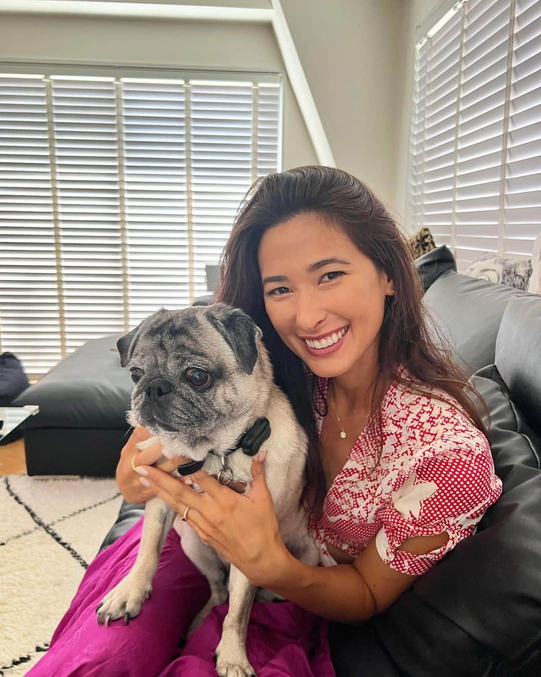 メロディー洋子さんのインスタグラム写真 - (メロディー洋子Instagram)「@mrvalentinothepug loves his aunty @melody.yoko so much! ❤️」8月13日 21時18分 - melody.yoko