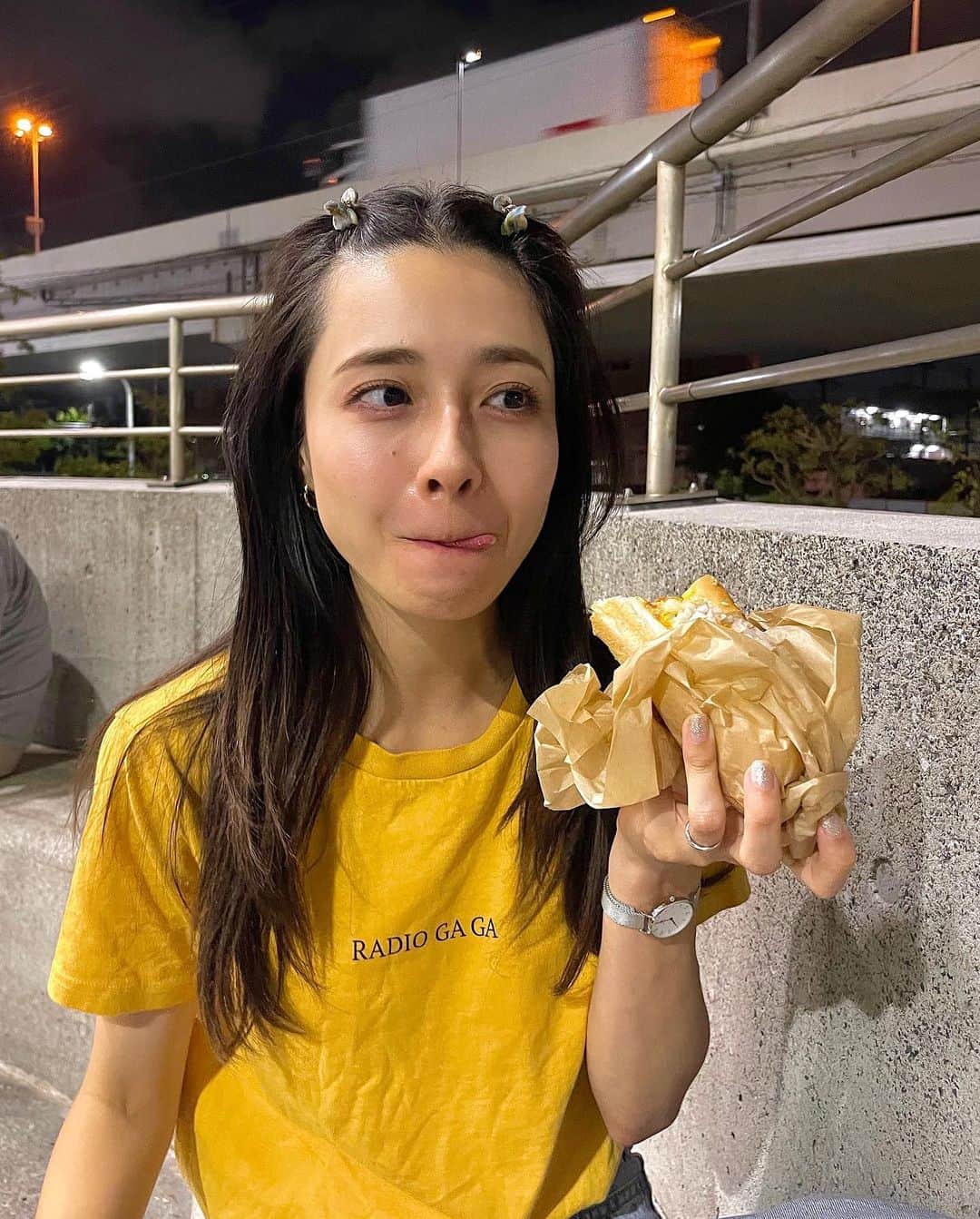 想乃さんのインスタグラム写真 - (想乃Instagram)「食べてるときなんてこんなもん🤡🌭🥤」8月13日 21時16分 - sonoduly