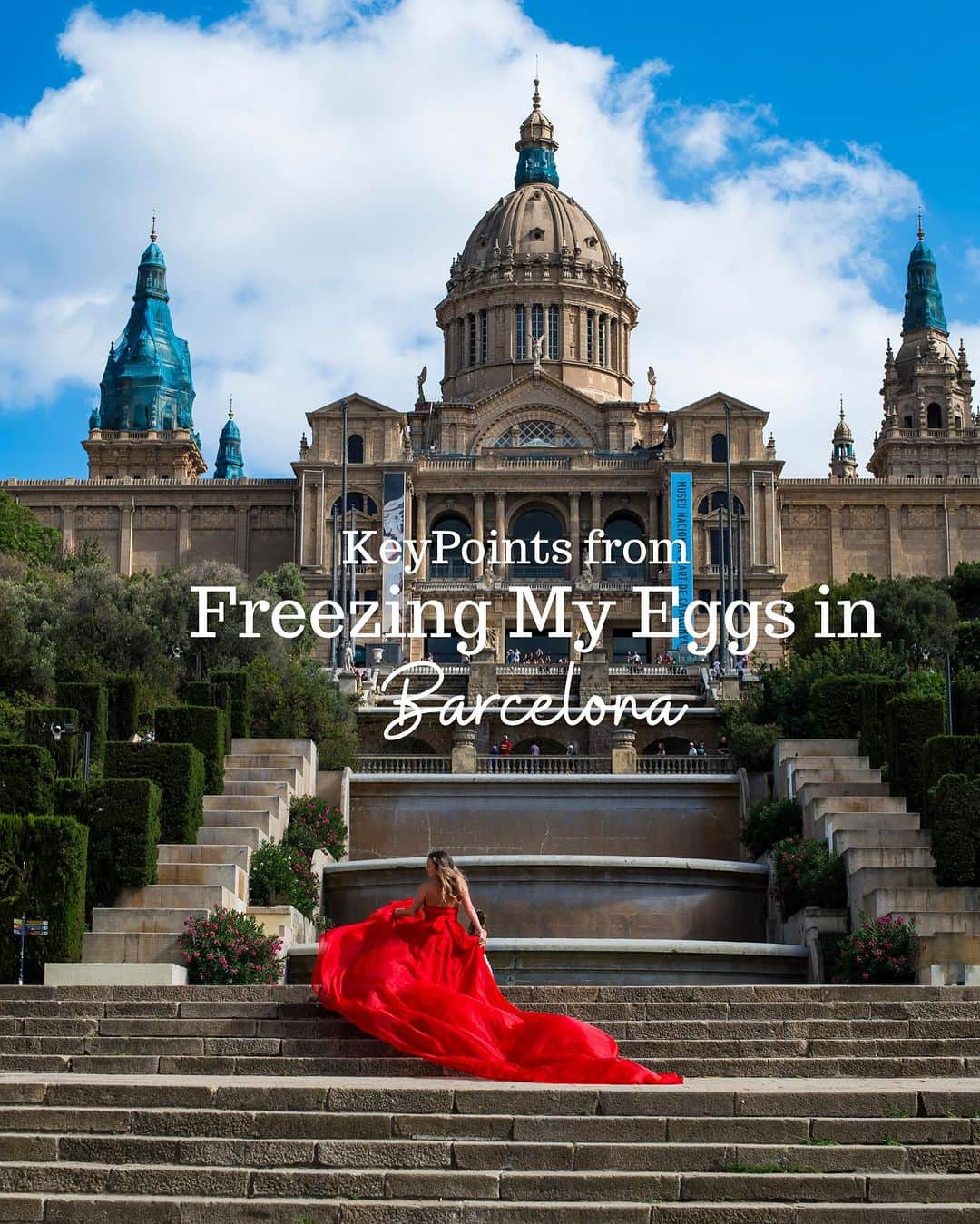 アリサ・ラモスのインスタグラム：「Key points from my experience freezing my eggs in Barcelona!   I’m short, it was way less awful than expected (I was prepared for mood swings, depression, extreme bloating, and painful injections), but it did take longer (total of 15 days), and the surgery part was scarier/more painful than expected.   I will say that I am extremely happy with the costs, the quality of medical equipment, and most importantly how friendly and helpful my nurses and doctors were. I really felt safe and empowered during the whole process!  Something very very important is to not listen to most people who do this process because everyone’s experience and opinions are different!  For example, I hardly had any side effects, but many women told me they did (which is what initially scared me to do it).   I also am still undecided if I want any kids, and think at most I’d want ONE, so for me, doing one round and getting 10 eggs is great and it’s my decision not to do another one even though many women have told me I should (none of which are my doctor 😂).  Most importantly for me, I also loved hearing about how normal this is for women my age to do in Spain, since most wait until late 30’s/40’s to have kids!  I am personally not ready to calm myself down enough to take care of a human, and idc if some parents say you can still travel with kids, the fact is that I travel 10x more than most people with kids, often to “dangerous” destinations that I wouldn’t want to risk bringing a child to, and on top of that, my life is just wayyyy to fabulous right now to be changing diapers. There I said it!!  Full information on my clinic and procedure and also my detailed journal of my process is up on my blog! Lmk if you have any questions or need some words of encouragement!!  #eggfreezing #eggfreezingjourney #eggsicles #barcelona #mylifesatravelmovie #childfree #solofemaletravel」