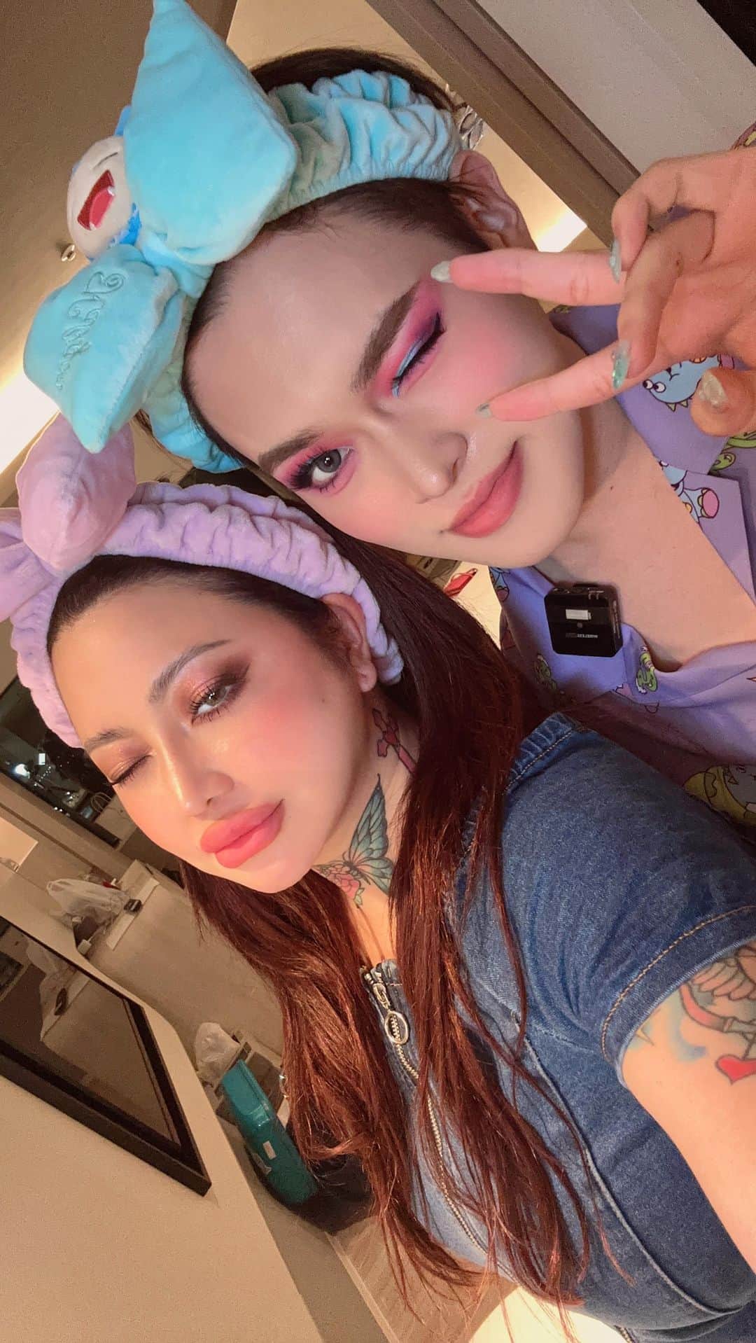 のインスタグラム：「たけち初コラボ💖💙🍒楽し過ぎた💙💖また来月やでぇ @taketaroutime」