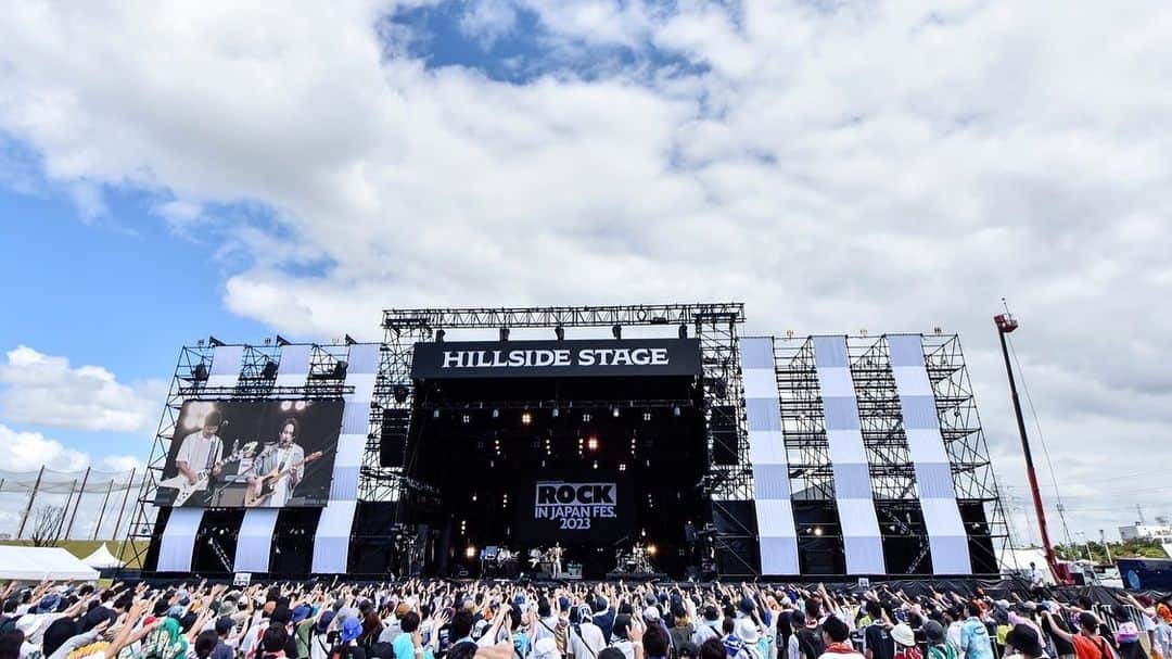 のインスタグラム：「2023.08.11/ROCK IN JAPAN FESTIVAL 2023  1.ミュージックプランクトン 2.幼気な少女 3.FEST 4.ふれあい 5. 光の中へfeat.田辺由明(マカロニえんぴつ) 6.ロックバンド  Photo by @azusatakada_photographer    #sakanamon  #rijf  #rijf2023」