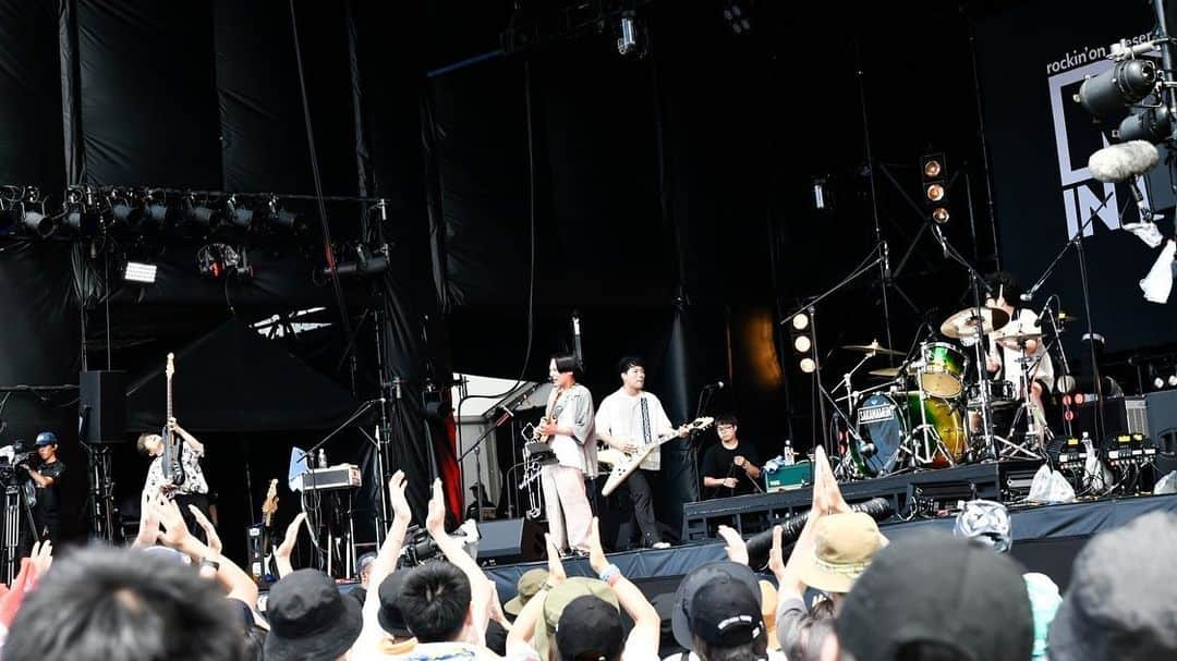 SAKANAMONさんのインスタグラム写真 - (SAKANAMONInstagram)「2023.08.11/ROCK IN JAPAN FESTIVAL 2023  1.ミュージックプランクトン 2.幼気な少女 3.FEST 4.ふれあい 5. 光の中へfeat.田辺由明(マカロニえんぴつ) 6.ロックバンド  Photo by @azusatakada_photographer    #sakanamon  #rijf  #rijf2023」8月13日 22時49分 - sakanamon_official