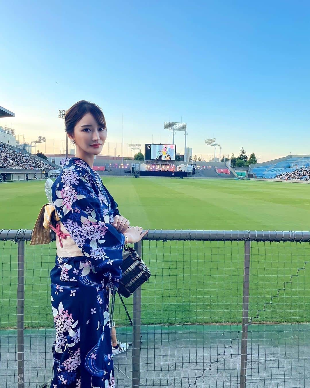 若菜奈央さんのインスタグラム写真 - (若菜奈央Instagram)「#神宮外苑花火大会2023  #神宮外苑花火大会   浴衣も花火大会っぽくね☀️」8月13日 23時09分 - erina_new.62