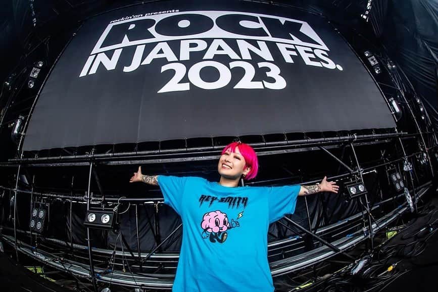 かなすのインスタグラム：「ROCK IN JAPAN FESTIVAL 2023 2023. 8. 13 千葉市蘇我スポーツ公園  Photo by @hayachinphoto」
