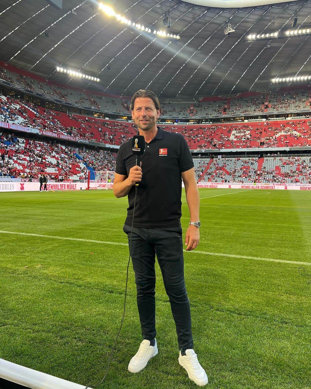ローマン・ヴァイデンフェラーのインスタグラム：「Supercup 2023 in München. #DFL #Bundesliga #Supercup #München」