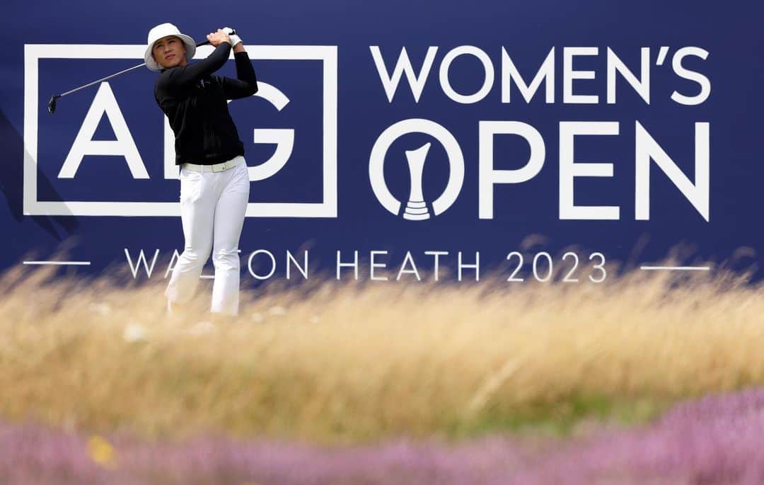 エイミー・ヤンのインスタグラム：「Last major of the year✔️ Thank you @aigwomensopen for an awesome week in London🩵」