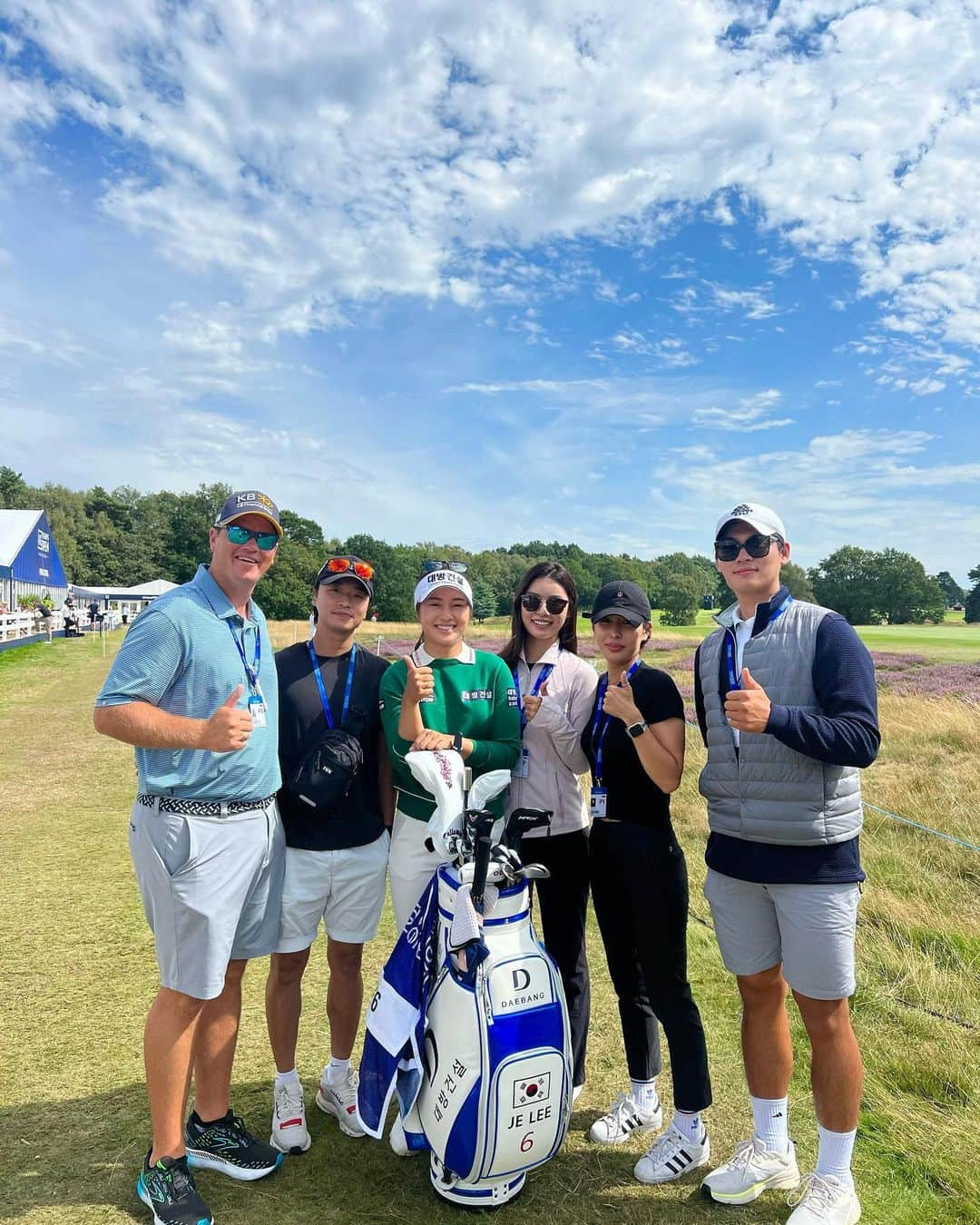 イ・ジョンウン6さんのインスタグラム写真 - (イ・ジョンウン6Instagram)「Last major✅ thank you🇬🇧 @aigwomensopen #team6」8月14日 7時02分 - __________6ix