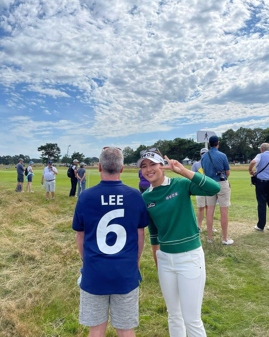 イ・ジョンウン6のインスタグラム：「Last major✅ thank you🇬🇧 @aigwomensopen #team6」