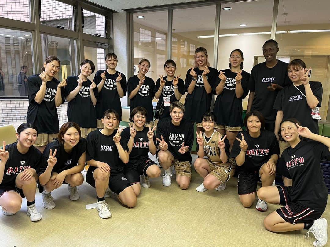 渡嘉敷来夢のインスタグラム：「❤️‍🔥  #SaitamaBbDreamCup2023 #埼玉BBドリームカップ2023 #埼玉最高 #さいたま最高 #地元は #埼玉県春日部市 #かすかべ親善大使やってます」