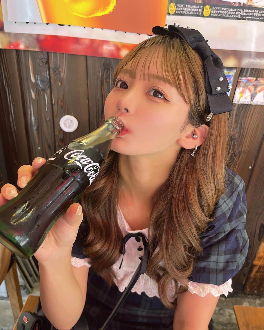 山本姫香さんのインスタグラム写真 - (山本姫香Instagram)「瓶コーラlover💞💞💞」8月14日 18時31分 - _himeka0904_