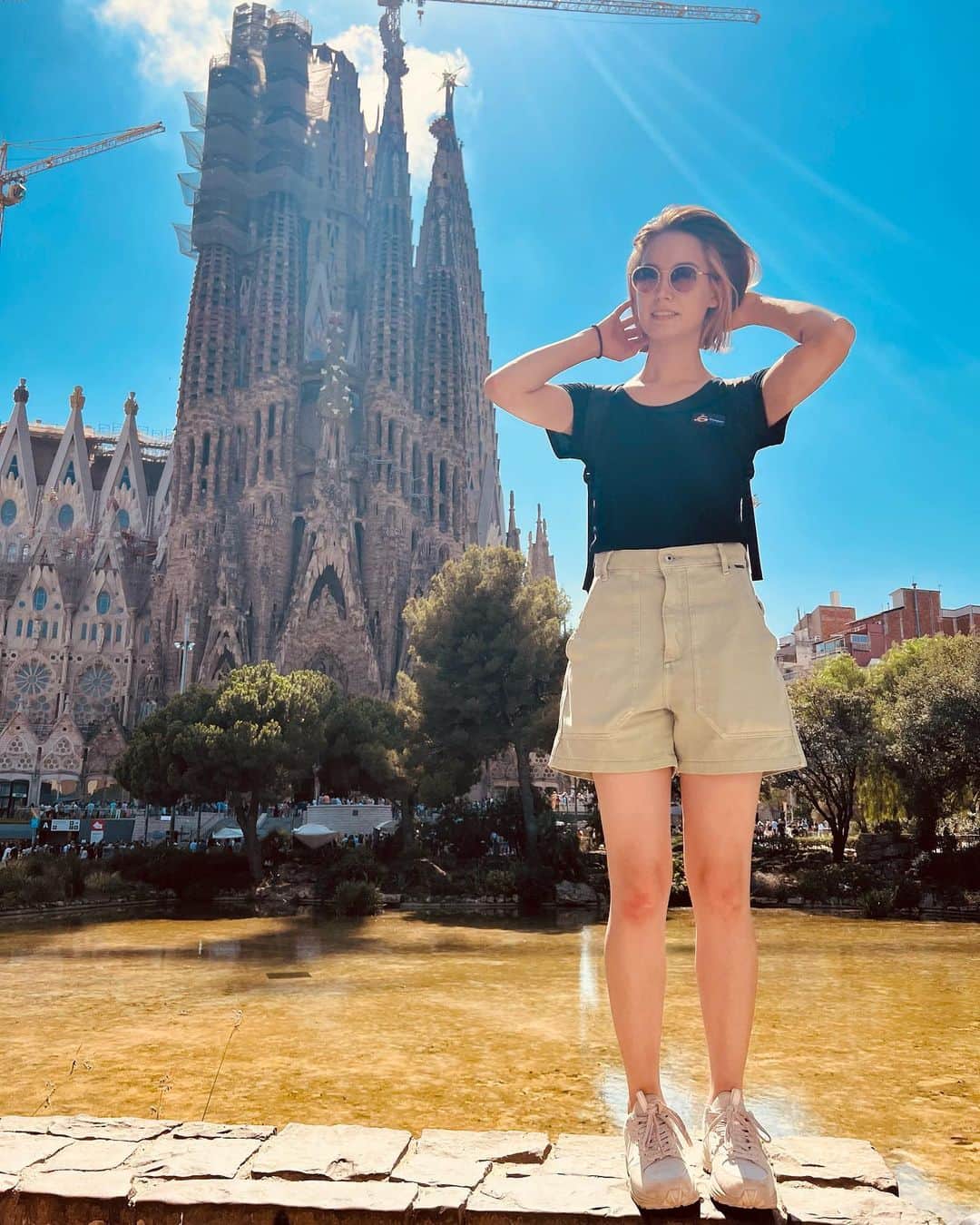 トラウデン直美のインスタグラム：「Sagrada Familiaと Park Güell」