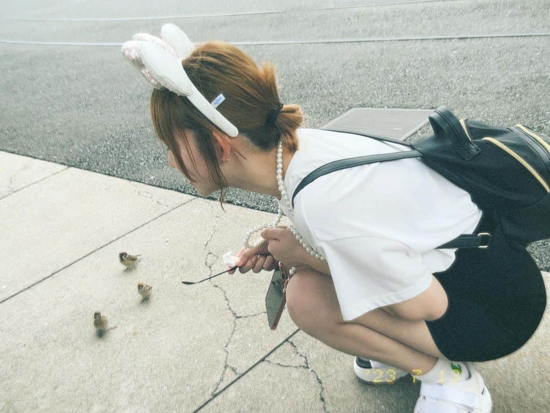軽辺るかさんのインスタグラム写真 - (軽辺るかInstagram)「とにかく笑った記憶しかない日🫶🏻 ⁡ 最高のディズニーシーでした☺︎」8月14日 18時40分 - karuberuka