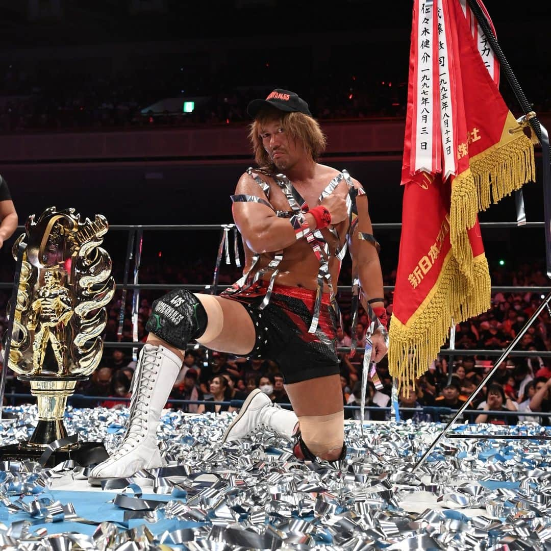 新日本プロレスさんのインスタグラム写真 - (新日本プロレスInstagram)「#G1CLIMAX33 WINNER #TetsuyaNAITO!!!!! 🏆🔥 「このリングの主役は……俺だ！」 34分越え、灼熱の大死闘！ 内藤が怒涛の波状攻撃から、デスティーノでオカダに激勝！ 6年ぶり3度目の『G1 CLIMAX』優勝を達成!! 8.13両国結果は公式サイトに掲載中！ ＠njpw1972  #G1FINAL #njpw #njpwworld #内藤哲也」8月14日 19時14分 - njpw1972