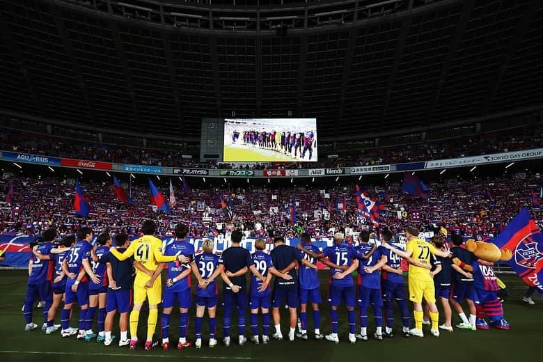 森重真人のインスタグラム：「応援ありがとうございました！ ナイス勝利！ #fctokyo #森重真人 #森重真人オフィシャル後援会」