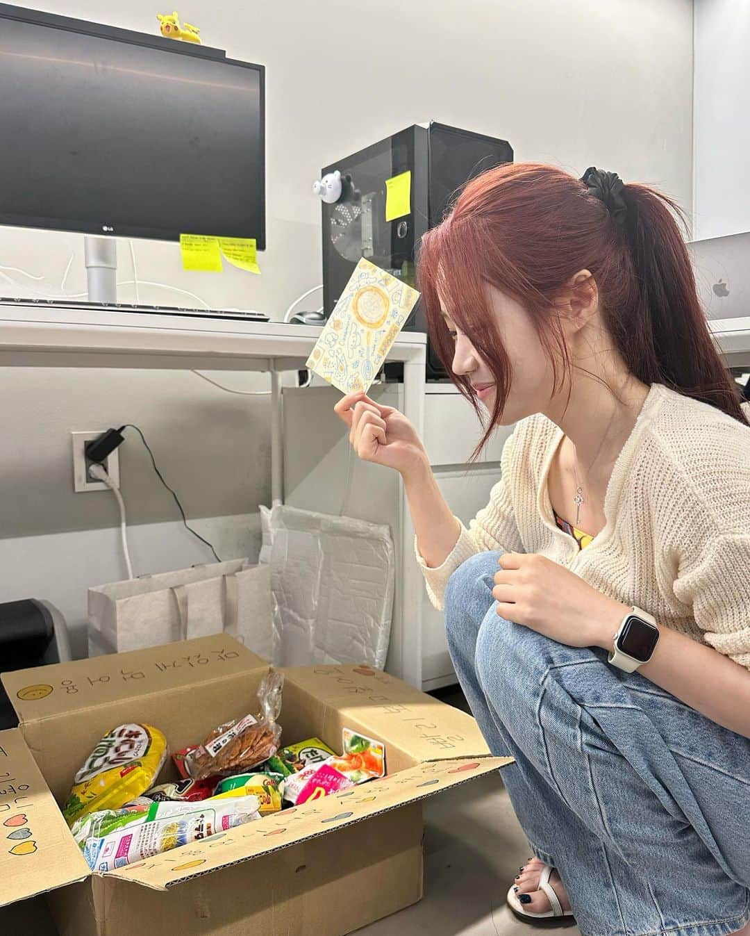 ジユルのインスタグラム：「생일을 몇 번이나 하는건지  그래도 축하해주는 사람이 많다는건 행복한 일이야  #내생일 은 7/30」