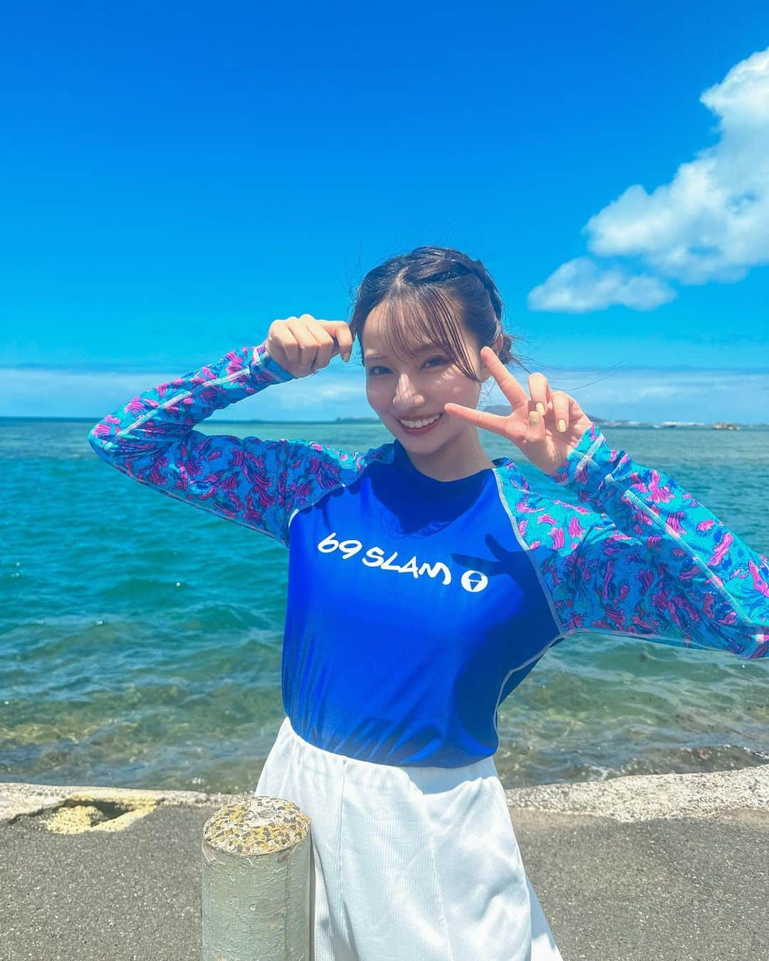 村瀬紗英さんのインスタグラム写真 - (村瀬紗英Instagram)「#dailylook  TBSラヴィット！ 《アインシュタインの夏休み in ハワイ》  初めてのラヴィット、初めての、ハワイ🏝️🌺 1秒1秒が楽しくて、面白くって、幸せロケすぎました😆✨✨  #TBS #ラヴィット #ハワイ #🤙🏻  〈株式会社テンカラット・スタッフより〉 8月15日（火）に放送予定だったTBSテレビ「ラヴィット！」のハワイ・オワフ島ロケの模様は、現在放送日を検討中とのことです。 放送日が決まり次第、お知らせします。」8月14日 12時42分 - saepiiii.m