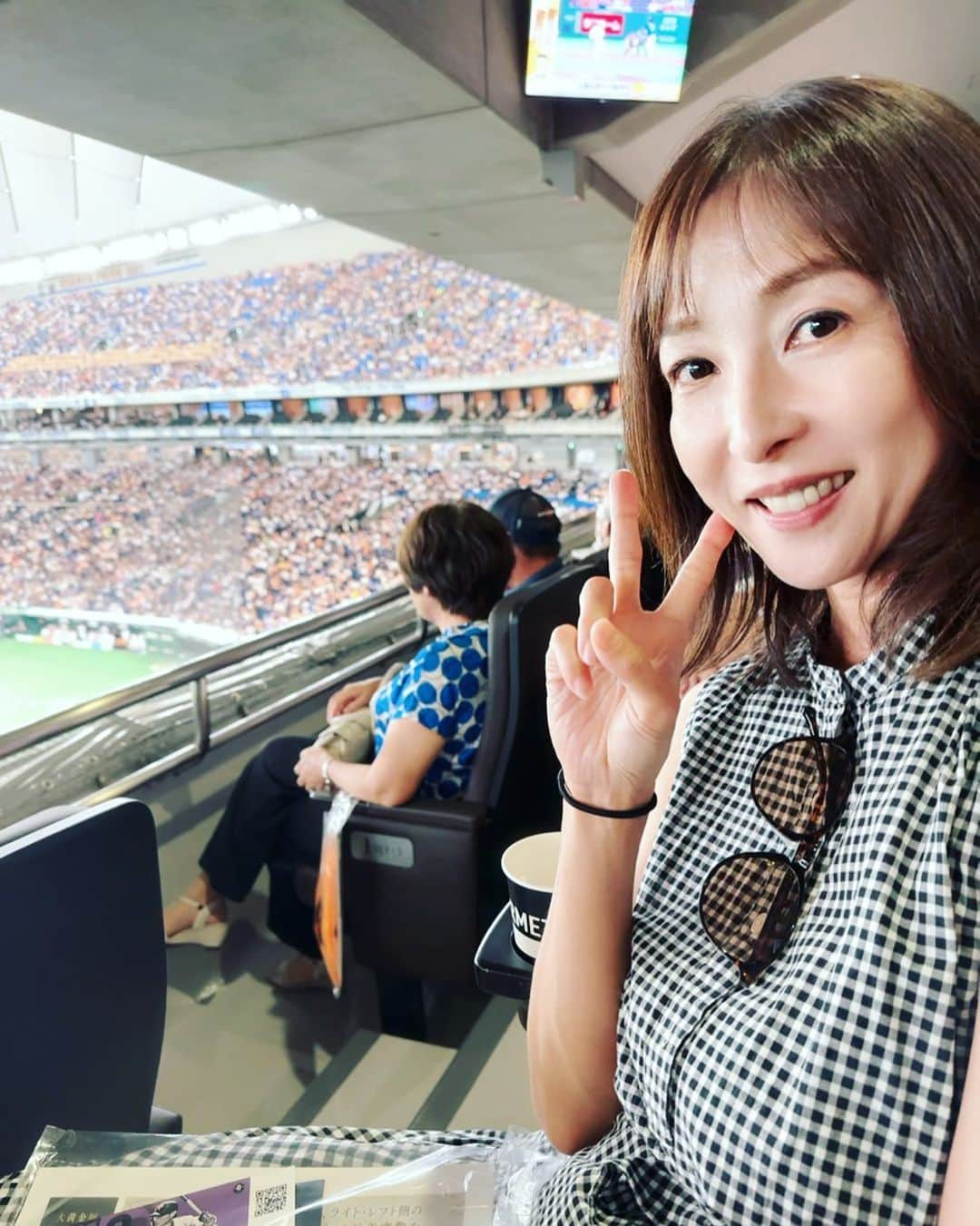 かとうれいこさんのインスタグラム写真 - (かとうれいこInstagram)「東京ドーム⚾️  久しぶりの野球観戦〜✌️  #東京ドーム #野球  #読売ジャイアンツ  #2023 #夏」8月14日 13時45分 - katoreiko_official