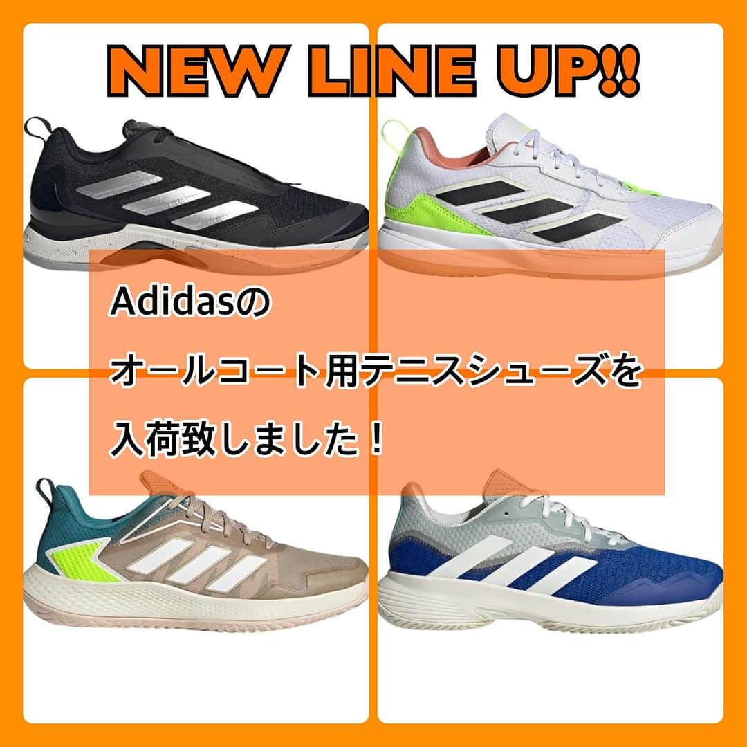 のインスタグラム：「Adidasのオールコート用テニスシューズを入荷致しました！ . ●アディダス アバコート  女性アスリートの平均的なサイズと女性の好みに基づいて設計されたテニスシューズ。  軽量のミッドソールはクッション性を発揮し、TPUトーションシステムは安定性と柔軟性の最適なバランスを提供します。 ソフトな襟の素材は摩擦を起こしやすいエリアで快適さを提供します。 . ●アディダス アバフラッシュ  女性アスリートのゲーム向けに開発された軽量なテニスシューズ。 側面が強化されたアッパーはサイドステップやスライド中に安定感を保ち、人間工学に基づいた低い履き口と中足部が的を絞ったサポートを追加します。 さらに、つま先のAdituffが耐摩耗性を向上させます。 . ●アディダス アディゼロ デファイアント スピード  コート上での激しいアクションに安定性を提供する軽量なテニスシューズ。 靴下のようなデザインで、グリップ力を高めています。  ミッドソールのクッショニングが足を安定させ、ランニングアクションによりスピードとパワーを発揮できるようにします。 アウトソールは長時間の使用でもグリップ力が持続し、優れた耐摩耗性を提供します。 また、ソールの形状により、ハードコートやクレーコート、スマッシュコートで優れたグリップ力を発揮します。 . ●アディダス コートジャム コントロール  通気性のあるメッシュアッパーと柔軟なバウンスミッドソールを備えたテニスシューズ。 ゲーム中でも快適さを保ちます。  中足部のトーションシステムにより、スライドや横方向の動きをコントロール可能です。 また、中足部のTPUシャンクは安定性を向上させます。 耐久性に優れたAdituff摩耗ゾーンは男子テニスのゲームから得た知見に基づいて設計されているため、全力でプレーすることができます。  #melisofficial #mehrlicht #海外限定 #日本未入荷 #ハンドボール #handball #バレーボール #volleyball #バスケットボール #basketball #バドミントン #badminton #テニス #tennis #スポーツ #sports #melis #メリス #スニーカー #tennisshoes #テニスシューズ #adidasshoes #アディダスシューズ #アディダス #adidas」