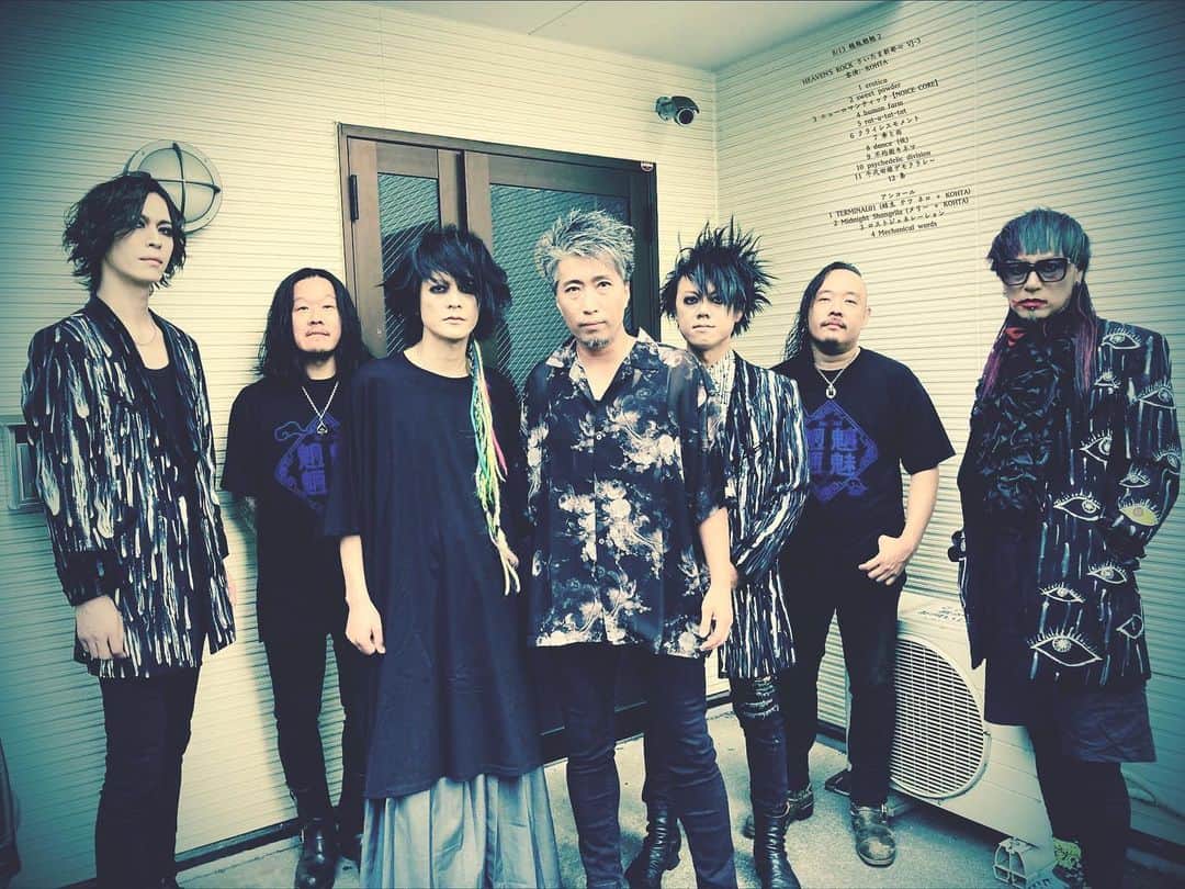結生のインスタグラム：「8/13 魑魅魍魎２ 客演：KOHTA HEAVEN'S ROCK さいたま新都心 VJ-3  セットリスト アンコール２ ジャパニーズモダニスト（書き忘れ）」