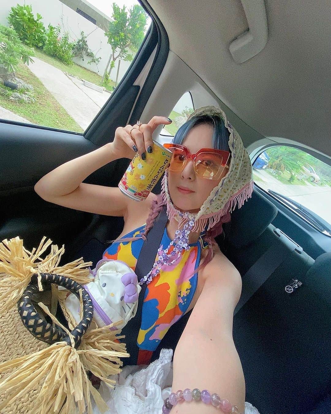 水森依音のインスタグラム：「🥭🍍🍌🏝」