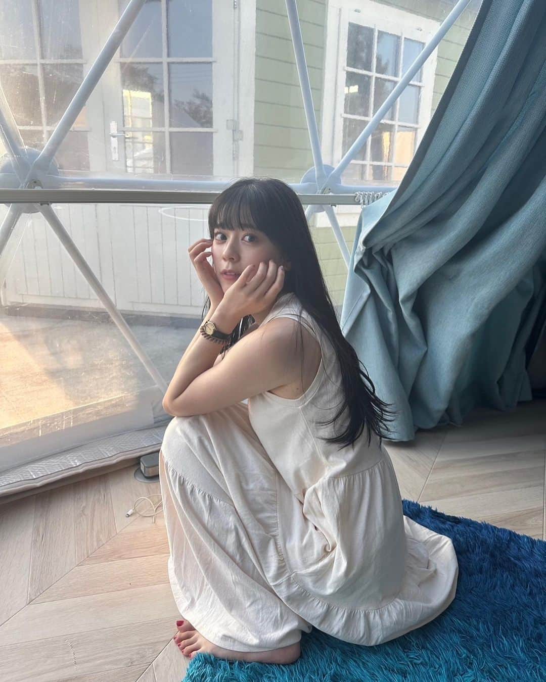 坂井仁香のインスタグラム：「☀️  #とき宣#坂井仁香#ひとちゃん#超とき宣#超ときめき宣伝部#idol#グランピング#アウトドア#BBQ」