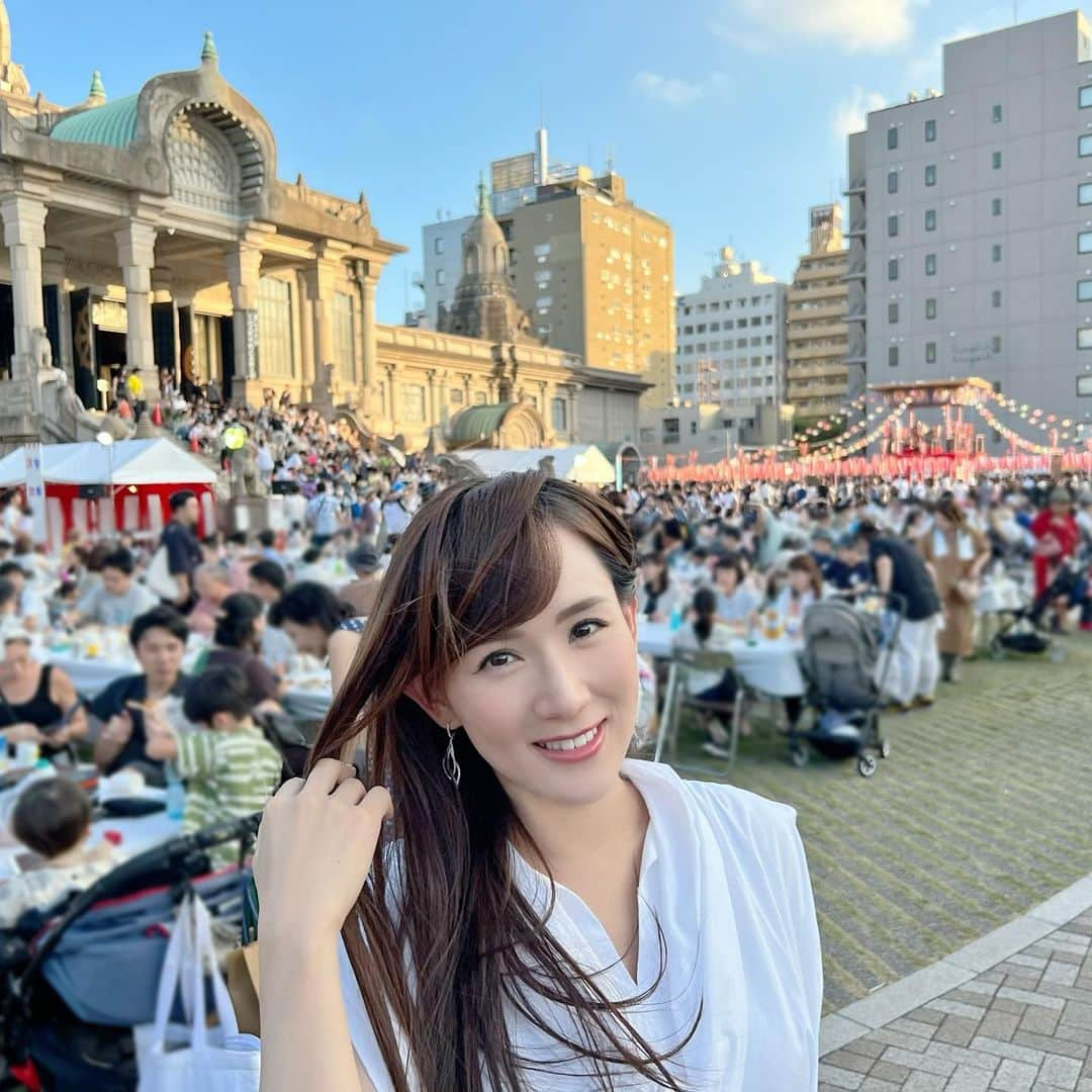 谷中麻里衣さんのインスタグラム写真 - (谷中麻里衣Instagram)「Danced at a summer festival 💃  お祭りに屋台ご飯🥰 夏だなー🌻  盆踊り、楽しかったー❤️  浴衣きてる女の子たちが素敵で眩しくて☺️ 来年夏はもう妊婦じゃなくなるから、また浴衣きたいな✨  #築地本願寺#お祭り#盆踊り」8月14日 16時42分 - marieyanaka