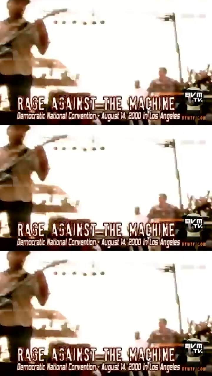 RAGE AGAINST THE MACHINEのインスタグラム：「Democratic National Convention // 23 years ago today」