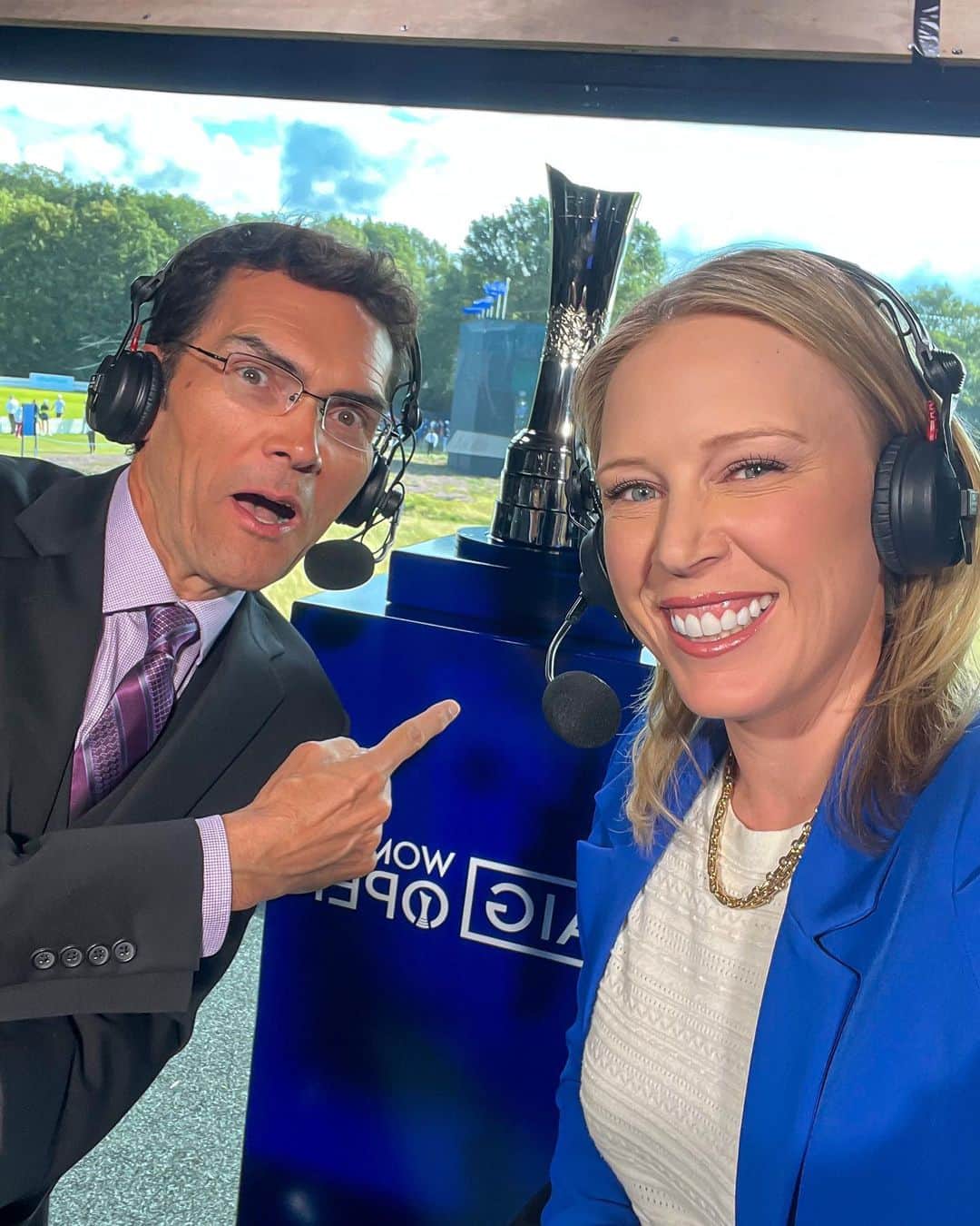 モーガン・プレッセルのインスタグラム：「Wonderful week in the English countryside at @tomabbottgc’s home club, @waltonheathgc! Congrats @liliavu on the impressive @aigwomensopen victory and reaching world number 1!!」