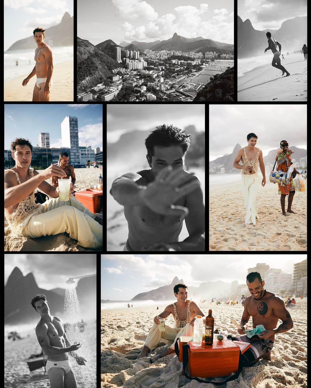 フランシスコ･ラチョースキーのインスタグラム：「When in Rio🫶Cover story for @numero_netherlands  Talent: Francisco Lachowski @chico_lachowski Photographer: Fernando Sippel @fernandosippel Stylist: Lucas Magno @lucasmagnof Groomer: Piu Gontijo @piugontijo Editor: Timi Letonja @timiletonja Interview: Jana Letonja @janaletonja Cover design: Arthur Roeloffzen @arthurroeloffzen」