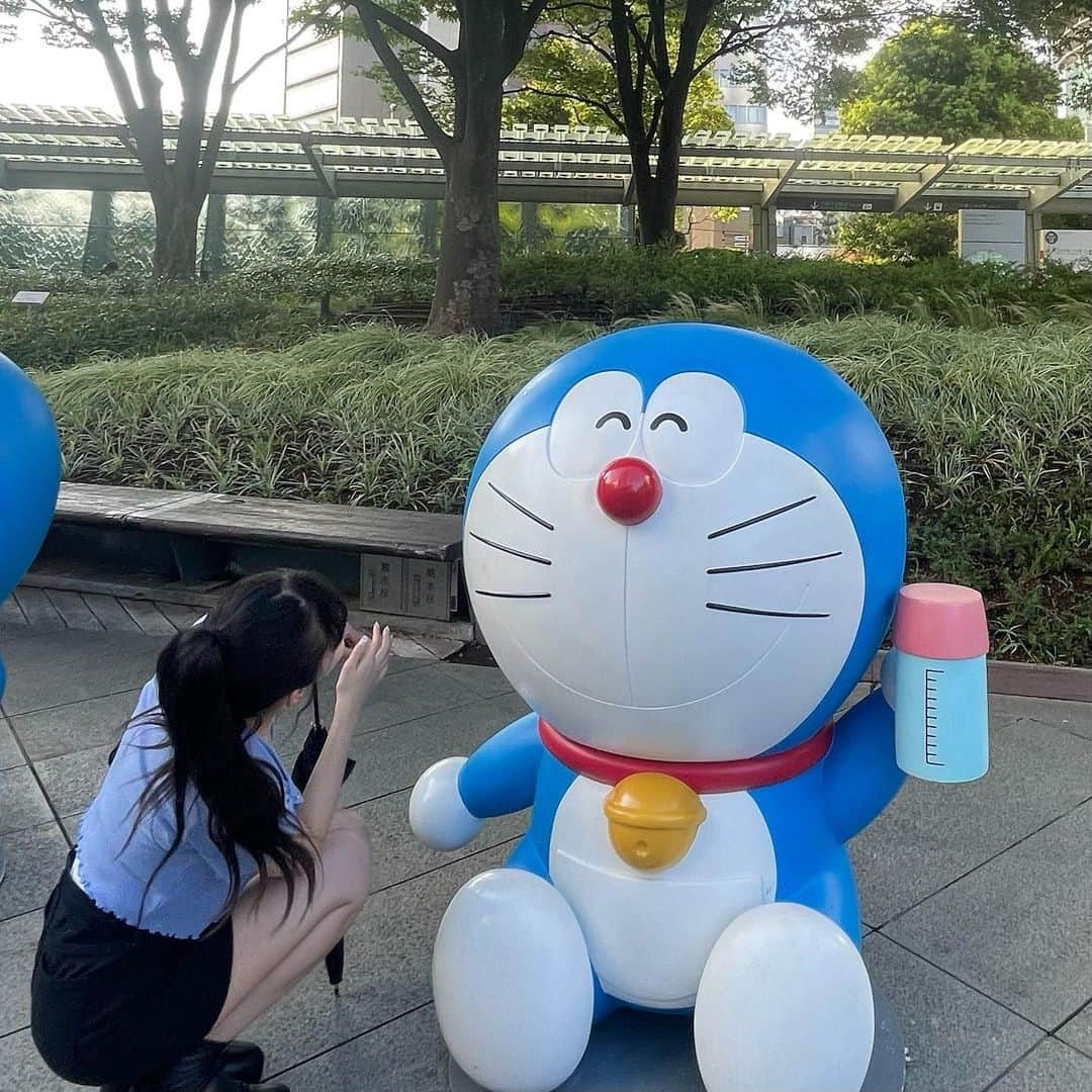 山﨑夢羽さんのインスタグラム写真 - (山﨑夢羽Instagram)「. かわいいドラちゃんおすそ分けえ〜 白目だった顔隠してごめんね🙏👀   #ウソ800 #好きなんよ #泣ける  #BEYOOOOONDS #山﨑夢羽  #ドラえもん好き #アイドル  #ドラちゃん #ドラえもん #好きやで」8月14日 20時46分 - yuhane_yamazaki.official