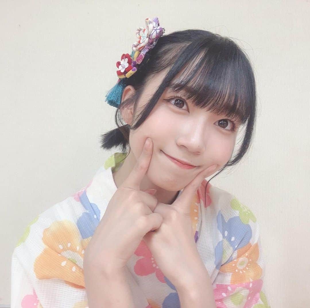 中坂美祐さんのインスタグラム写真 - (中坂美祐Instagram)「👘♡  可愛い浴衣着てお出かけしたいっ！  #浴衣 #浴衣コーデ #縁日 #お祭り #ゆかた #浴衣ヘアアレンジ #浴衣女子 #おまつり #jk #夏休み #なつやすみ」8月14日 21時24分 - nakachan_0611