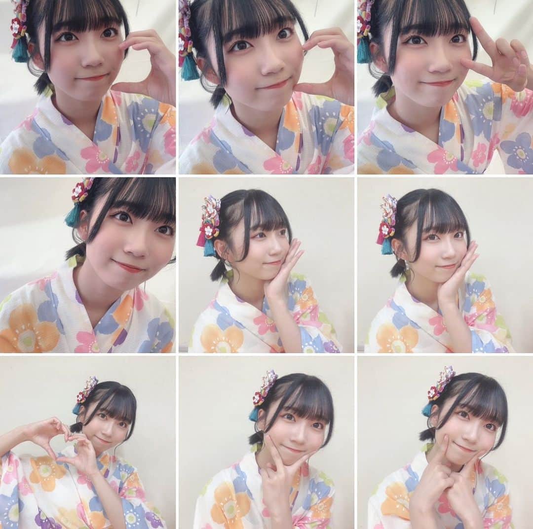 中坂美祐のインスタグラム：「👘♡  可愛い浴衣着てお出かけしたいっ！  #浴衣 #浴衣コーデ #縁日 #お祭り #ゆかた #浴衣ヘアアレンジ #浴衣女子 #おまつり #jk #夏休み #なつやすみ」