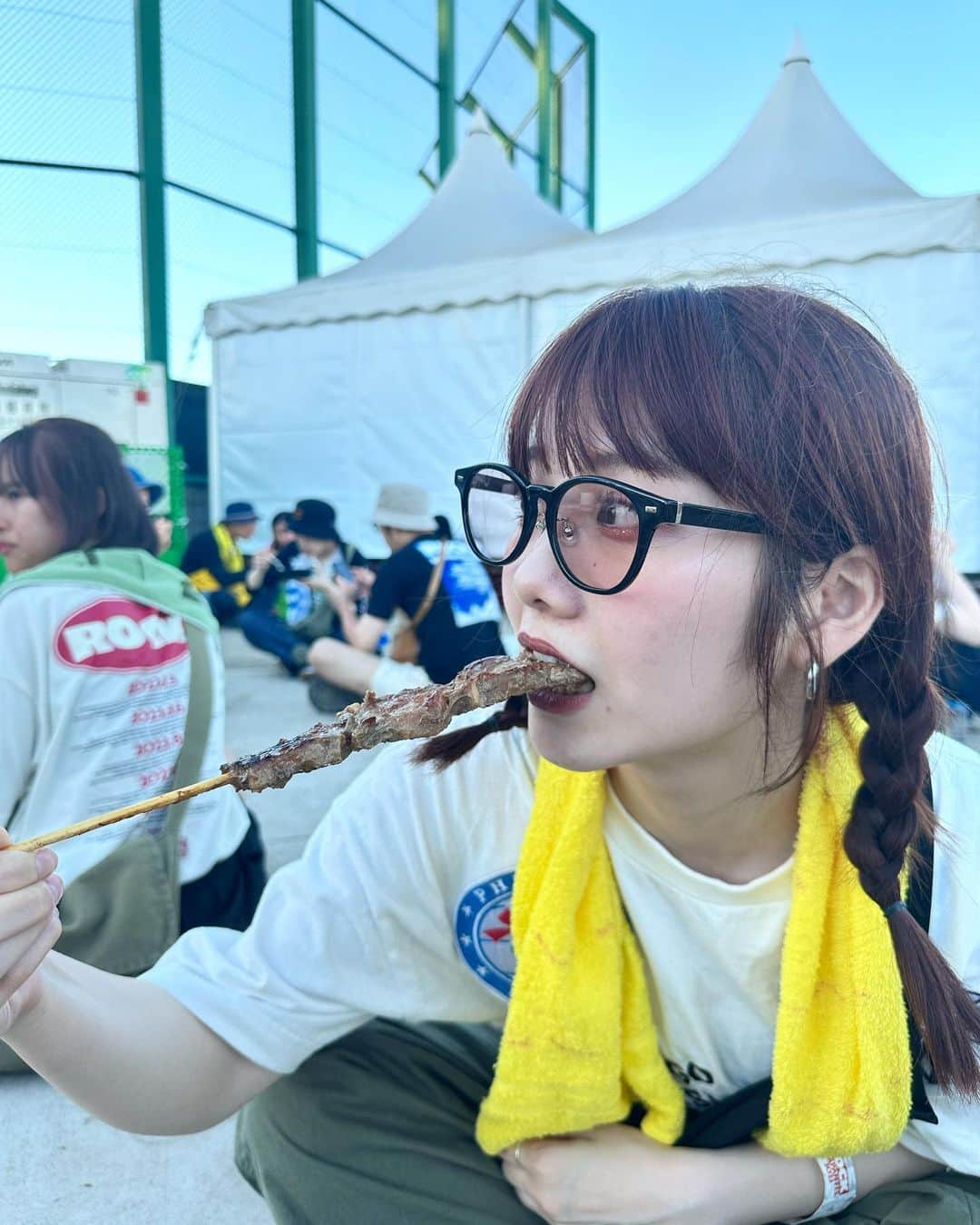 MOMOKAさんのインスタグラム写真 - (MOMOKAInstagram)「#rockinjapan2023 夏感じたあああああああ🌞🌻🔥」8月14日 21時35分 - momoka_jewel