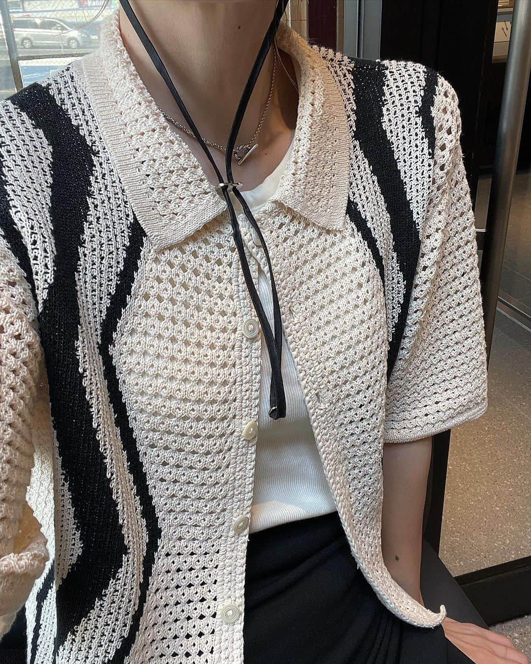 Mie Kawanoのインスタグラム：「お気に入りすぎて毎日着てる♩」
