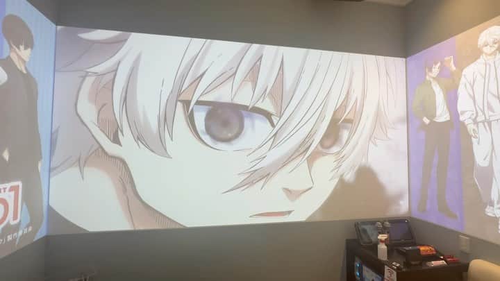 涼宮琴音のインスタグラム：「ブルーロックラウンドワンコラボ」