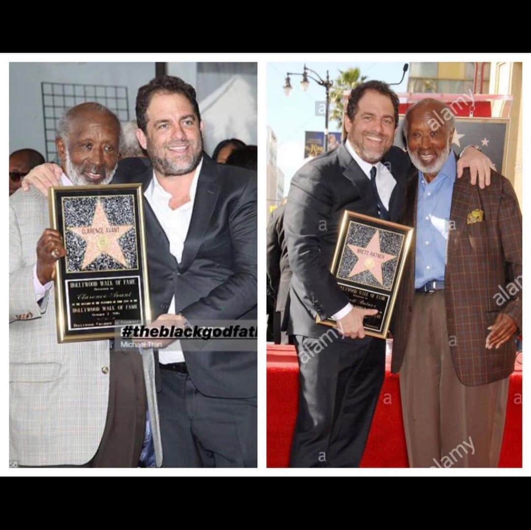 ブレット・ラトナーさんのインスタグラム写真 - (ブレット・ラトナーInstagram)「Clarence Avant was a friend, mentor and King among men! What we call in my culture a true Mensch! Greatest day of my life having Clarence and his family there by my side when I received my Star on the Hollywood walk of Fame but an even bigger honor to be there when Clarence received his Star. He asked me to be there by his side and I wouldn’t of missed it for the world. What a life…..and one of the biggest inspirations to so many people who i respected and admired also had Clarence’s friendship and advice. They all felt the same, lucky to know Clarence and to have his ear! If i ever needed any kind of advice about life or business it was Clarence who i called first. And when he spoke I listened. He didn’t hold back and always told me like it is. Never pulling punches or worrying about my feelings being hurt. He told the truth, always. Never bullshitted you to spare your feelings. He always went out of his way and made a huge effort to resolve any issue you had and talk you thru the options. He had a generosity of spirit. His passing is a huge loss for so many. The only solace I have today is knowing that he is with his beloved Jacquie who is definitely an angel in Heaven above. I never met a more lovely, elegant and classier human being in my life. They were the cutest couple ever and Nicole and Alex were so blessed to have them for so long. So many great memories with Clarence and family over the years. I used to love giving him a big hug when I saw him because he smelled so good and it reminded me of my Grandfather. A big sad hug to @nicoleavantofficial and @iamalexavant who truly loved and honored their parents and had the most beautiful relationship with them similar to the one I had with my Grandparents. Kindred Spirits. Love you Clarence RIP May G-d bless you and keep you Baruch H_ashem!」8月14日 22時21分 - brettrat