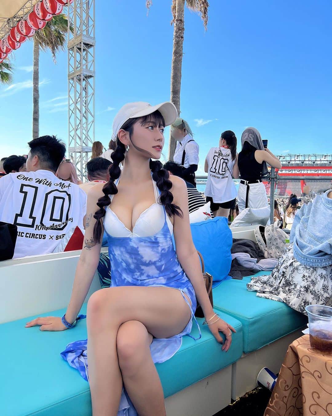 照井和希さんのインスタグラム写真 - (照井和希Instagram)「Summer forever 🩵💦  🧢 @elementjapan  👙 @shein_japan   #outfit #bikini #beach #beachlife」8月14日 22時55分 - kazu24ki