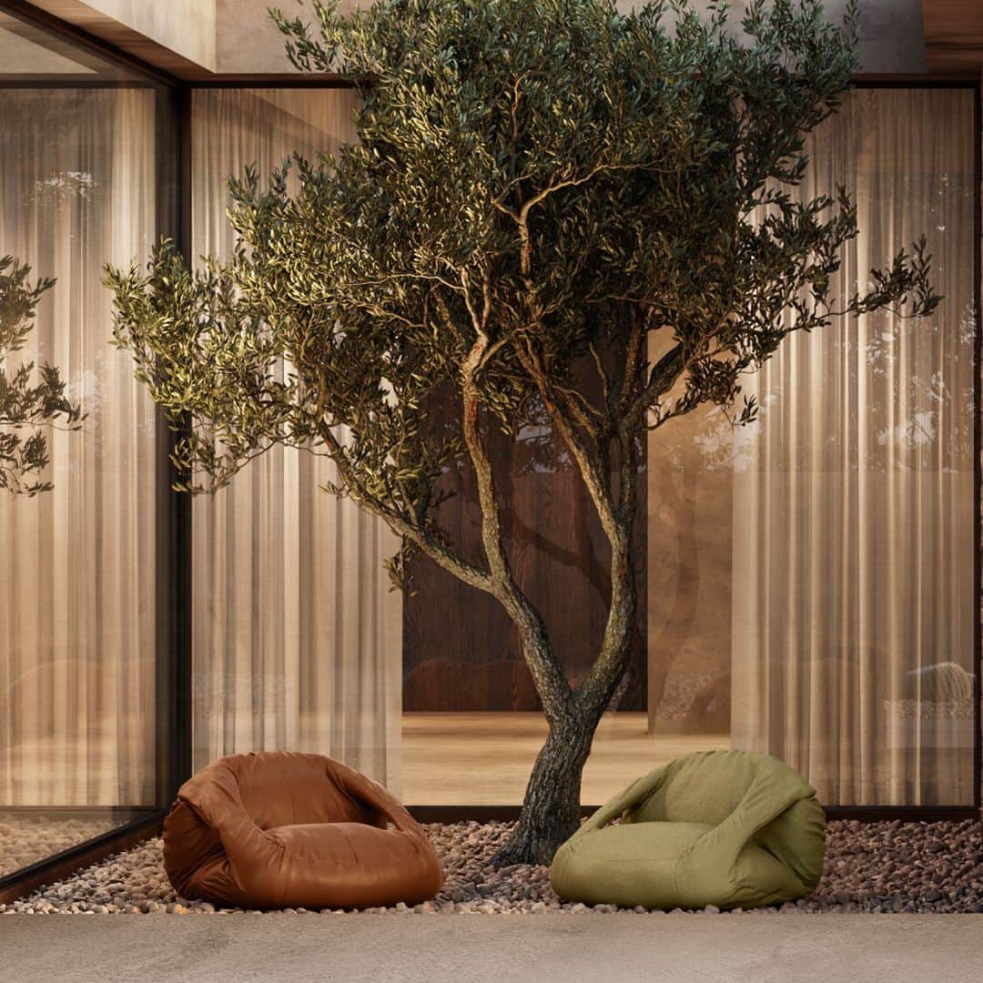 Natuzzi Officialのインスタグラム：「A new and renewed declination of the strong bond between man and what gave him life. Materials and coatings that preserve its safety. A hug from and to the earth through soft and welcoming shapes. Discover Terra by @marcantonio   #natuzzi #natuzziitalia #Terra #MediterraneanSummer」