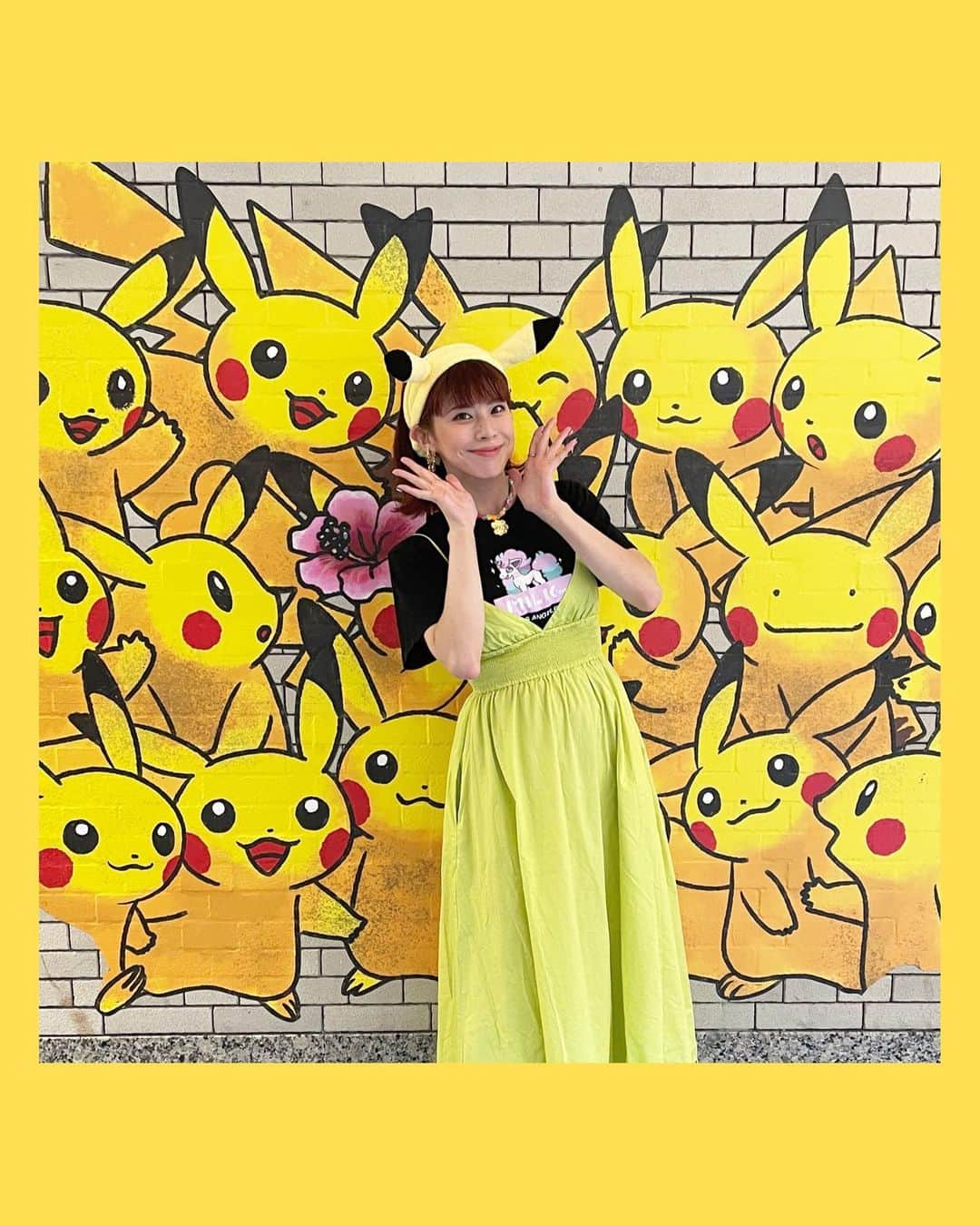 桜花りなのインスタグラム：「【ポケモンWCS2023】 横浜みなとみらいポケモンイベント 最高でしたーーーっ🥹🥹🥹!! コロナで休止が続いてたのもあって ただただ感動だった...また来年も 待ってるよーーーーᕲ(˳⊙̿͆˳)ᕳ💞 ・ ・  #横浜みなとみらい  #ポケモン  #ピカチュウ大量発生  #ポケジェニック  #横浜  #桜木町  #ランドマーク  #pokemon」