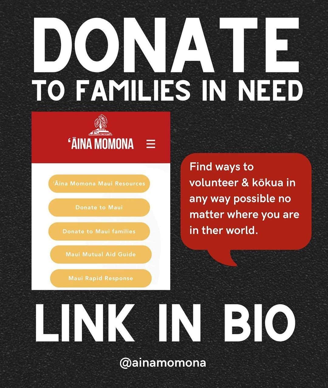 メーガン・トレイナーさんのインスタグラム写真 - (メーガン・トレイナーInstagram)「Maui needs us more than ever🙏 @ainamomona outlines some actions that we can take today to help this community❤️  For updates, please follow: @ilimanator  @tiare_lawrence  @kakoo_haleakala   To donate:  @hawaiicommunityfoundation  @mauiunitedway  @mauirapidresponse  @hawaiiancouncil  @hawaiipeoplesfund  @baby2baby」8月15日 5時17分 - meghantrainor