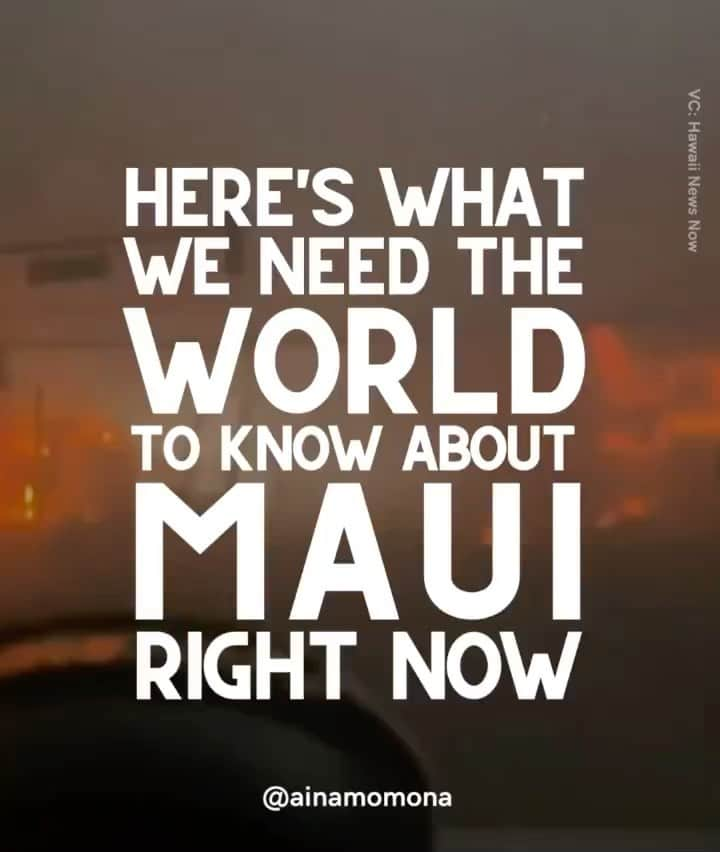 メーガン・トレイナーのインスタグラム：「Maui needs us more than ever🙏 @ainamomona outlines some actions that we can take today to help this community❤️  For updates, please follow: @ilimanator  @tiare_lawrence  @kakoo_haleakala   To donate:  @hawaiicommunityfoundation  @mauiunitedway  @mauirapidresponse  @hawaiiancouncil  @hawaiipeoplesfund  @baby2baby」