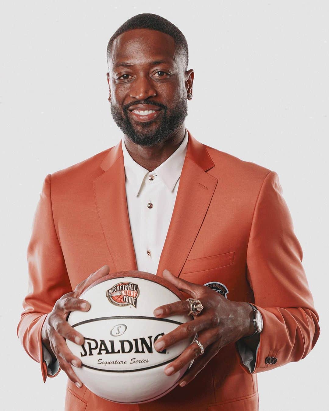 ドウェイン・ウェイドのインスタグラム：「Naismith Memorial Basketball Hall of Fame Enshrinement - the cherry on top to a legendary career. #WadeHOF」